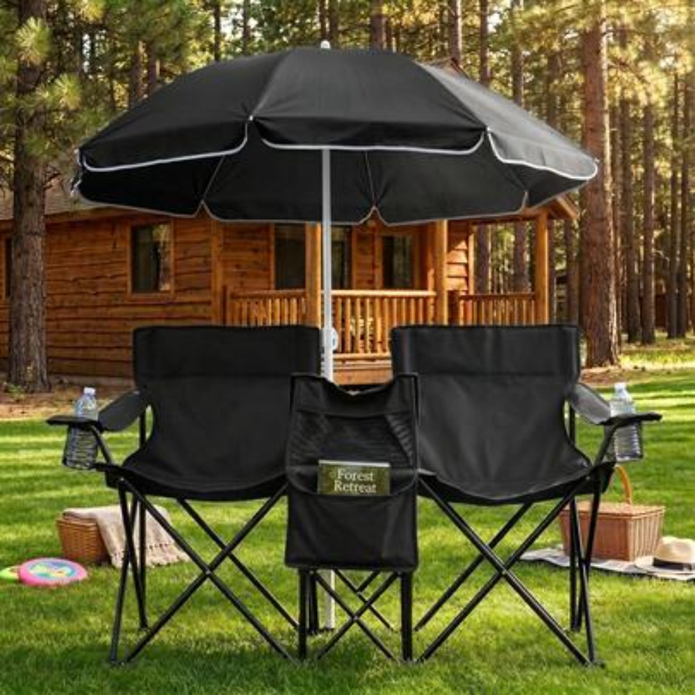 Outdoor Sports Umbrella - XL Çift Kişilik Katlanır Balıkçı Sandalyesi,