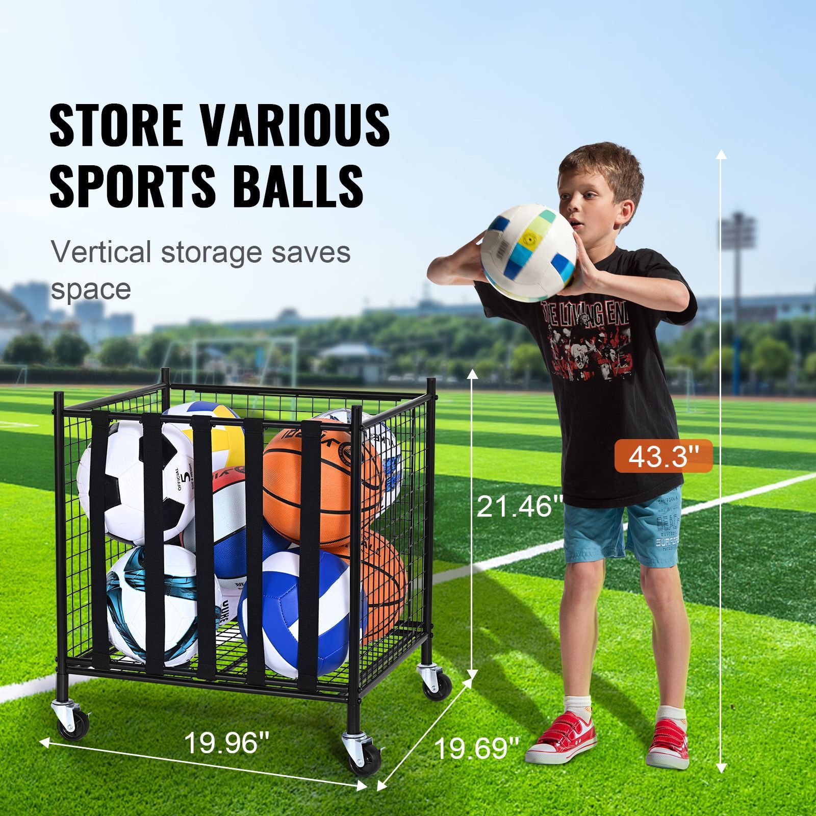Tekerlekli Spor Topu Saklama A - Indoor Sport And Outdoor Sports incelemesi ve fiyatı