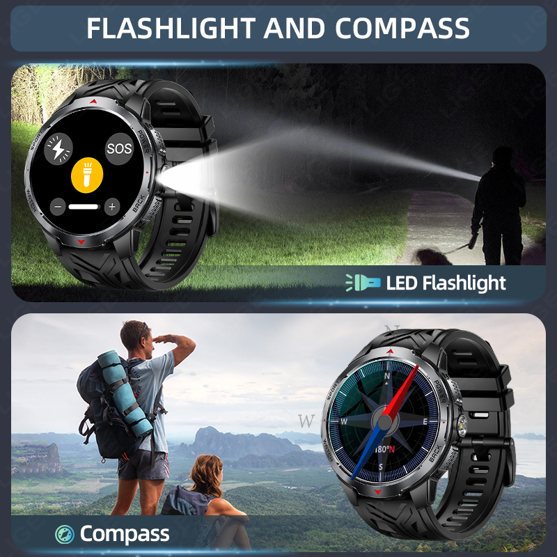 LIGE Yeni 1100mAh Pil Akıllı S - Outdoor Sport News incelemesi ve fiyatı