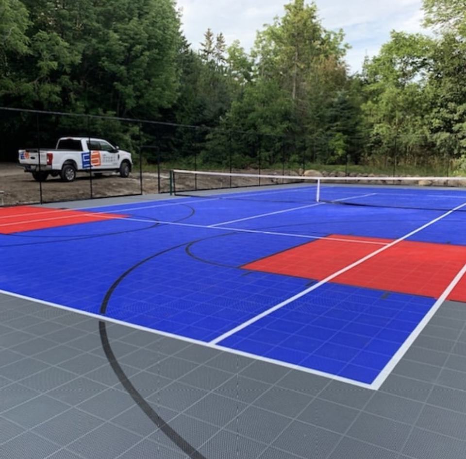 Çevre Dostu Plastik Özel Logol - Outdoor Sport Floor Tiles incelemesi ve fiyatı
