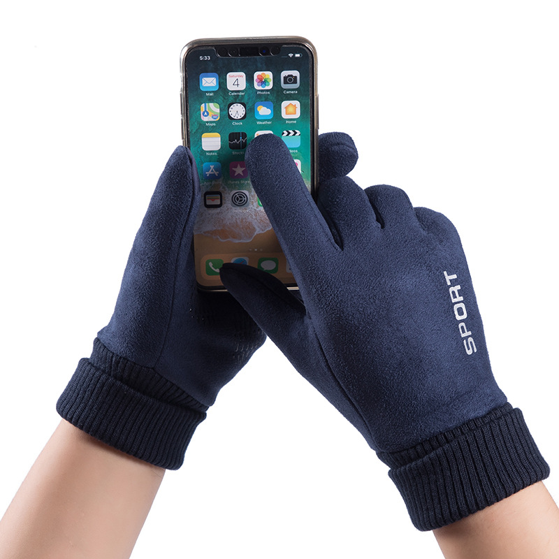 Erkekler kış süet deri peluş k - Horse Riding Glove incelemesi ve fiyatı